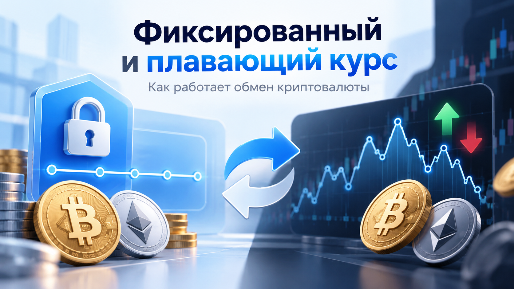 Фиксированный и плавающий курс при обмене криптовалюты: в чём разница и что выбрать?